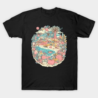 Scorching Coastal Paradise T-Shirt